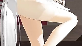 【mmd】haku-san Turns Over Here & Babe (corrects Sound Deviation)【r-eighteen】