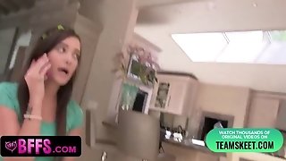 Sex-positive Nubile Gfs Save A Tree By Getting Plowed From Behind By Employee