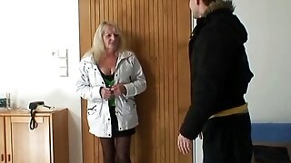 Tricky Boy Picks Up Mature Blonde And Fucks Her