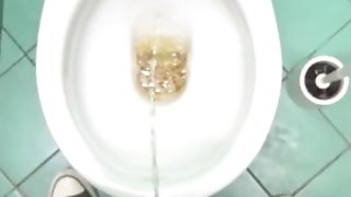 Pissing In Public Bathroom